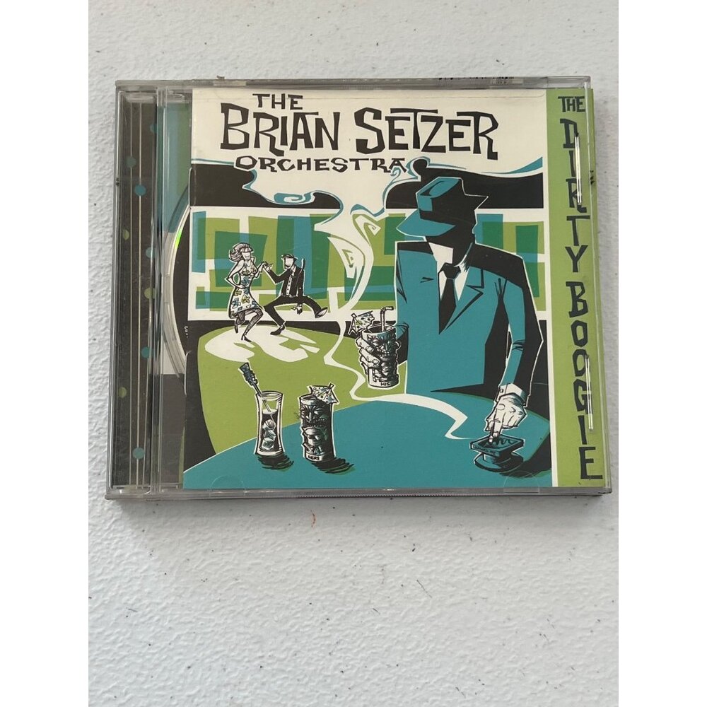 The Brian Setzer Orchestra The Dirty Boogie CD 1998 Swing Jazz Rock N Roll